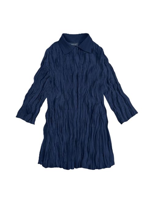 Gongdid design wavy shirt dress navy Gongdid design | GD174NAVY